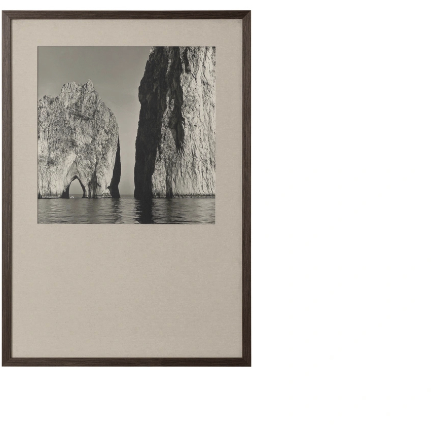 Coastal Vibes I Deep Brown Frame Photography